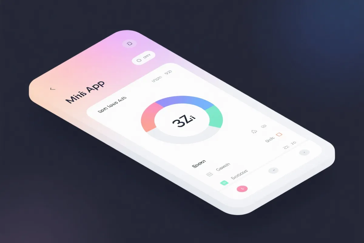 移动端仪表盘示意